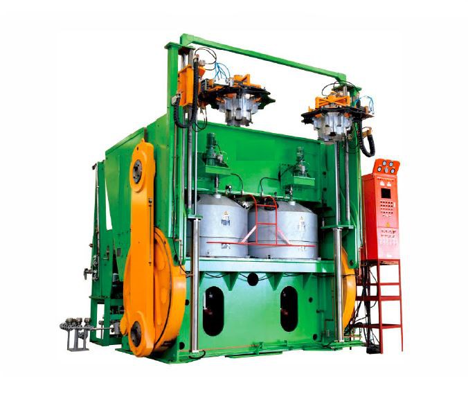 Tyre curing press for OTR